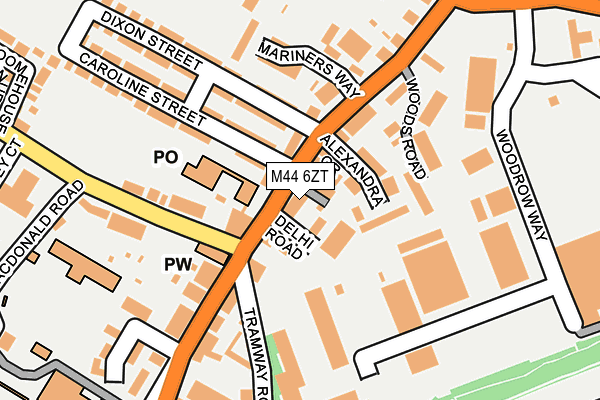M44 6ZT map - OS OpenMap – Local (Ordnance Survey) M44 6ZT map - OS OpenMap – Local (Ordnance Survey)