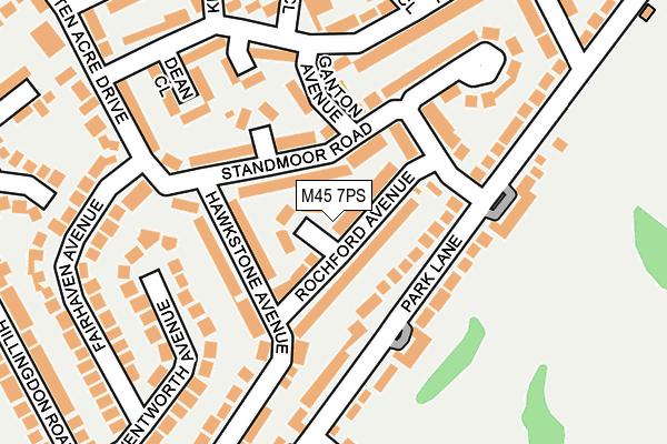 M45 7PS map - OS OpenMap – Local (Ordnance Survey) M45 7PS map - OS OpenMap – Local (Ordnance Survey)