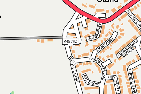 M45 7RZ map - OS OpenMap – Local (Ordnance Survey) M45 7RZ map - OS OpenMap – Local (Ordnance Survey)