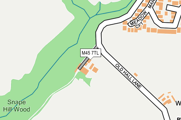 M45 7TL map - OS OpenMap – Local (Ordnance Survey) M45 7TL map - OS OpenMap – Local (Ordnance Survey)