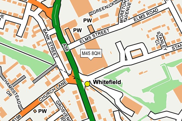 M45 8QH map - OS OpenMap – Local (Ordnance Survey) M45 8QH map - OS OpenMap – Local (Ordnance Survey)
