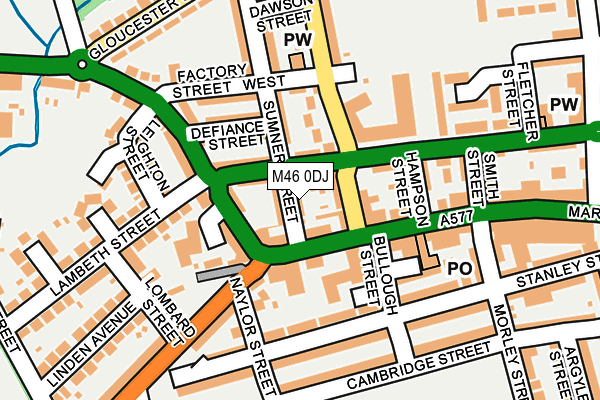 M46 0DJ map - OS OpenMap – Local (Ordnance Survey) M46 0DJ map - OS OpenMap – Local (Ordnance Survey)
