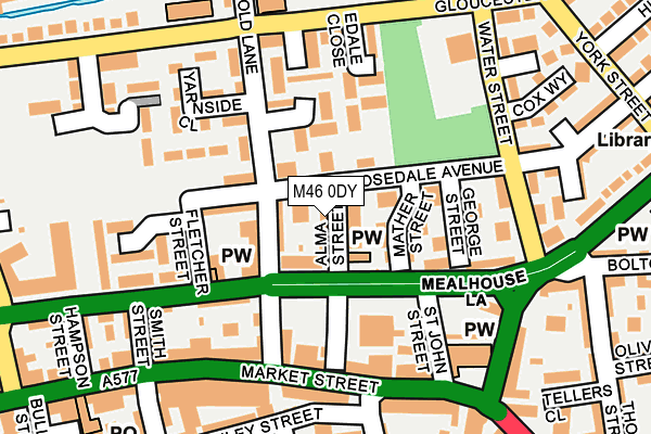 M46 0DY map - OS OpenMap – Local (Ordnance Survey) M46 0DY map - OS OpenMap – Local (Ordnance Survey)