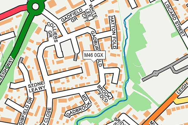 M46 0GX map - OS OpenMap – Local (Ordnance Survey) M46 0GX map - OS OpenMap – Local (Ordnance Survey)