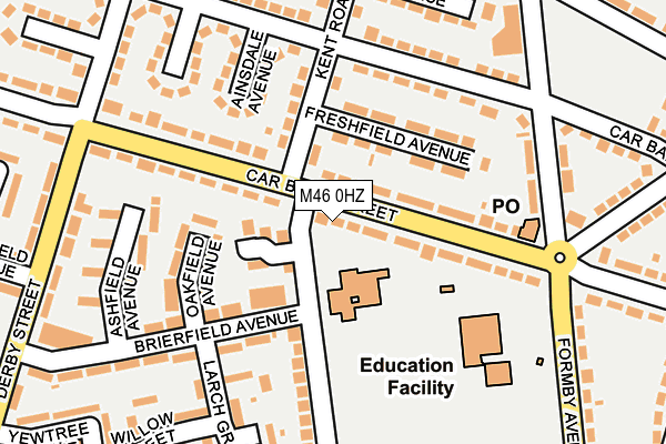 M46 0HZ map - OS OpenMap – Local (Ordnance Survey) M46 0HZ map - OS OpenMap – Local (Ordnance Survey)