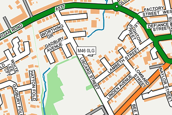 M46 0LG map - OS OpenMap – Local (Ordnance Survey) M46 0LG map - OS OpenMap – Local (Ordnance Survey)