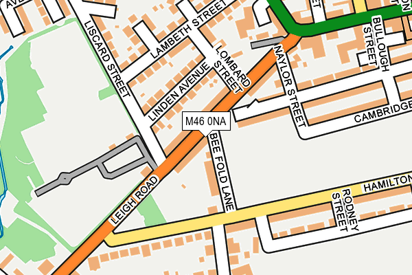 M46 0NA map - OS OpenMap – Local (Ordnance Survey) M46 0NA map - OS OpenMap – Local (Ordnance Survey)