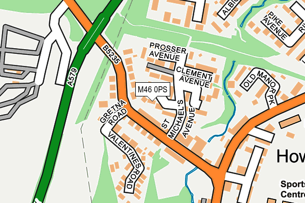 M46 0PS map - OS OpenMap – Local (Ordnance Survey) M46 0PS map - OS OpenMap – Local (Ordnance Survey)