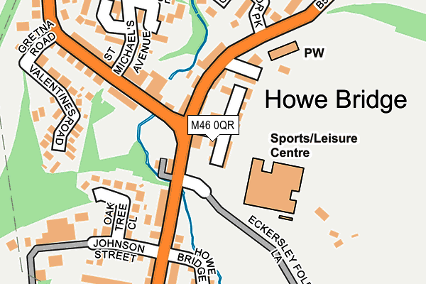 M46 0QR map - OS OpenMap – Local (Ordnance Survey) M46 0QR map - OS OpenMap – Local (Ordnance Survey)