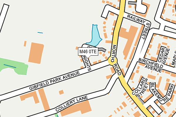 M46 0TE map - OS OpenMap – Local (Ordnance Survey) M46 0TE map - OS OpenMap – Local (Ordnance Survey)