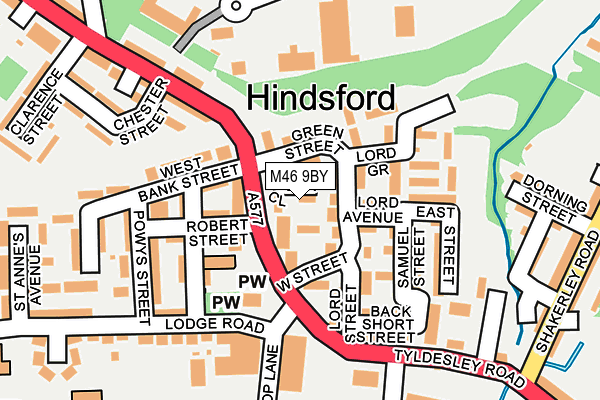 M46 9BY map - OS OpenMap – Local (Ordnance Survey) M46 9BY map - OS OpenMap – Local (Ordnance Survey)