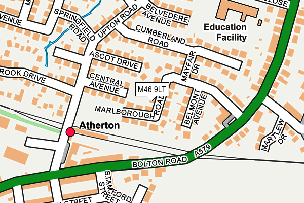 M46 9LT map - OS OpenMap – Local (Ordnance Survey) M46 9LT map - OS OpenMap – Local (Ordnance Survey)