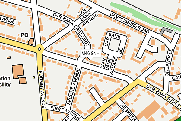M46 9NH map - OS OpenMap – Local (Ordnance Survey) M46 9NH map - OS OpenMap – Local (Ordnance Survey)