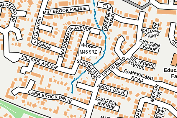 M46 9RZ map - OS OpenMap – Local (Ordnance Survey) M46 9RZ map - OS OpenMap – Local (Ordnance Survey)