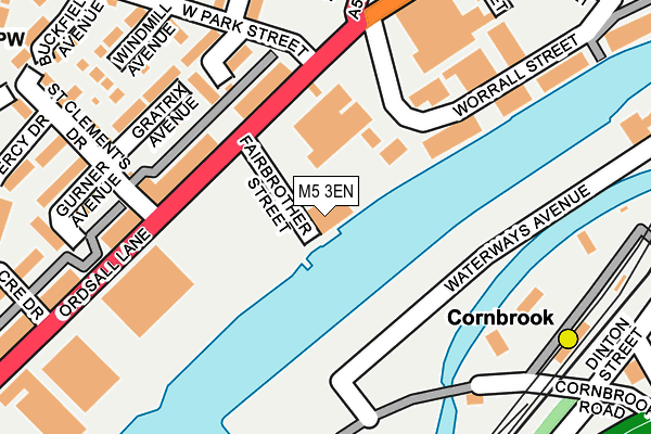 M5 3EN map - OS OpenMap – Local (Ordnance Survey) M5 3EN map - OS OpenMap – Local (Ordnance Survey)