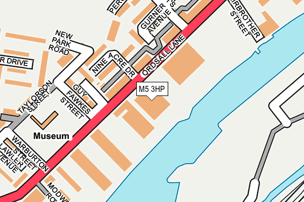 M5 3HP map - OS OpenMap – Local (Ordnance Survey) M5 3HP map - OS OpenMap – Local (Ordnance Survey)