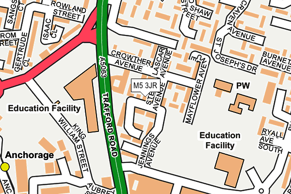 M5 3JR map - OS OpenMap – Local (Ordnance Survey) M5 3JR map - OS OpenMap – Local (Ordnance Survey)