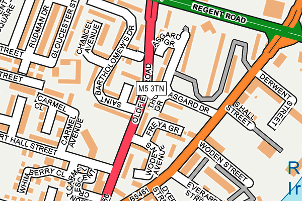 M5 3TN map - OS OpenMap – Local (Ordnance Survey) M5 3TN map - OS OpenMap – Local (Ordnance Survey)