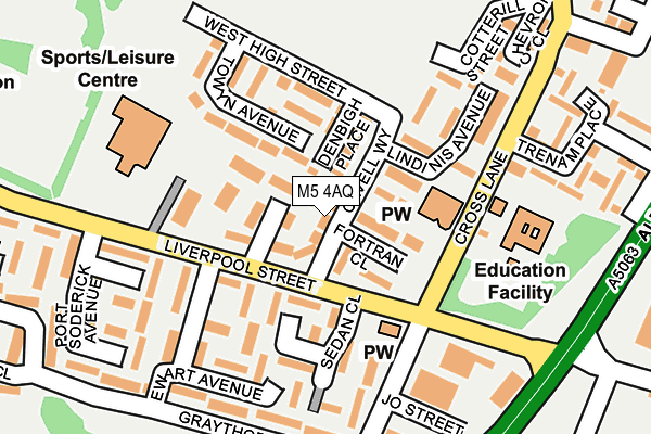 M5 4AQ map - OS OpenMap – Local (Ordnance Survey) M5 4AQ map - OS OpenMap – Local (Ordnance Survey)