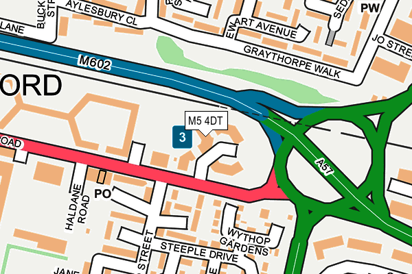 M5 4DT map - OS OpenMap – Local (Ordnance Survey) M5 4DT map - OS OpenMap – Local (Ordnance Survey)