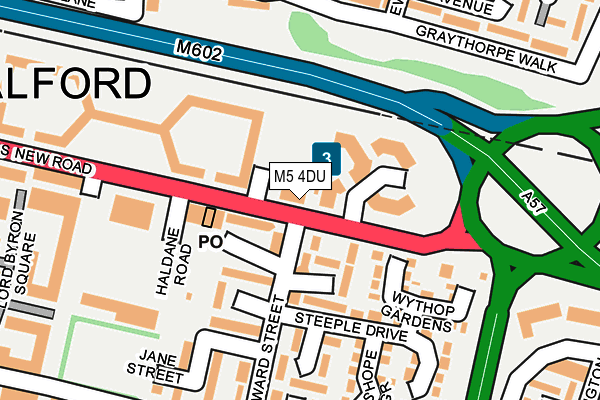 M5 4DU map - OS OpenMap – Local (Ordnance Survey) M5 4DU map - OS OpenMap – Local (Ordnance Survey)