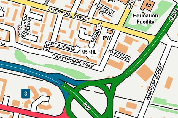 M5 4HL map - OS OpenMap – Local (Ordnance Survey) M5 4HL map - OS OpenMap – Local (Ordnance Survey)
