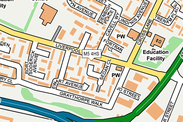 M5 4HS map - OS OpenMap – Local (Ordnance Survey) M5 4HS map - OS OpenMap – Local (Ordnance Survey)