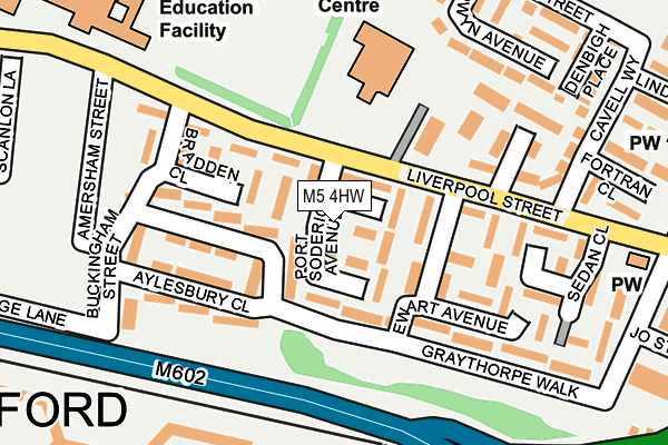 M5 4HW map - OS OpenMap – Local (Ordnance Survey) M5 4HW map - OS OpenMap – Local (Ordnance Survey)