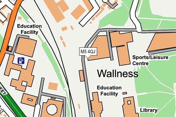 M5 4QJ map - OS OpenMap – Local (Ordnance Survey) M5 4QJ map - OS OpenMap – Local (Ordnance Survey)