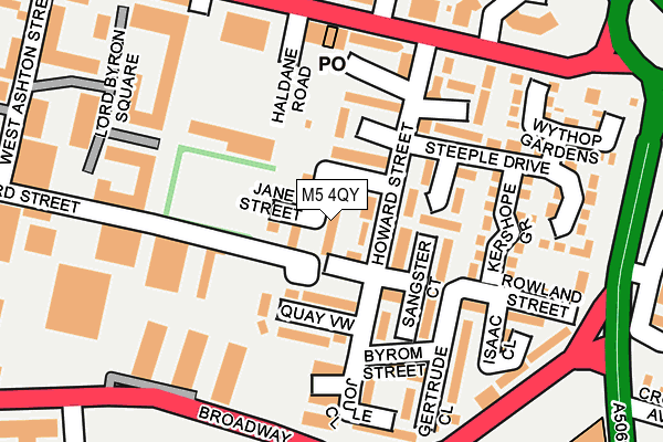 M5 4QY map - OS OpenMap – Local (Ordnance Survey) M5 4QY map - OS OpenMap – Local (Ordnance Survey)