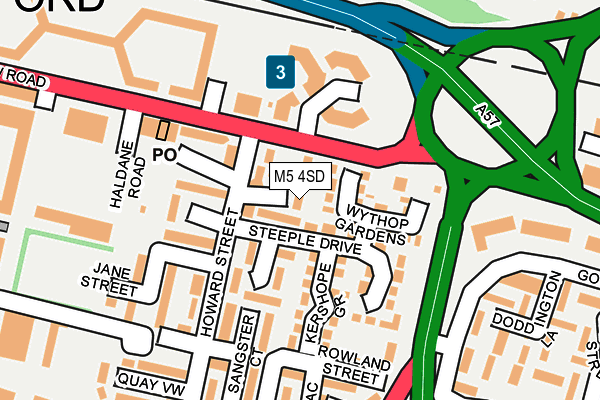 M5 4SD map - OS OpenMap – Local (Ordnance Survey) M5 4SD map - OS OpenMap – Local (Ordnance Survey)