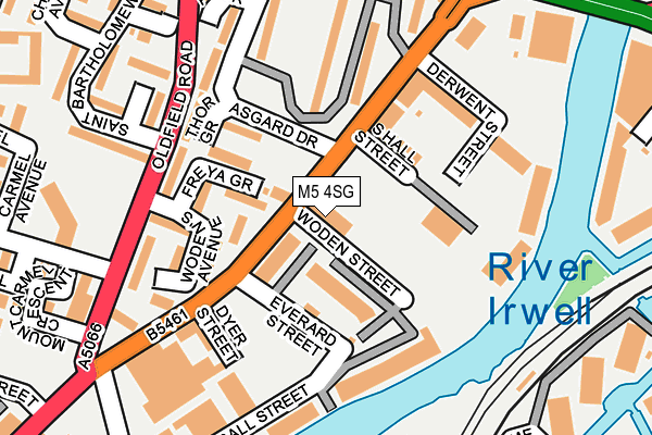 M5 4SG map - OS OpenMap – Local (Ordnance Survey) M5 4SG map - OS OpenMap – Local (Ordnance Survey)