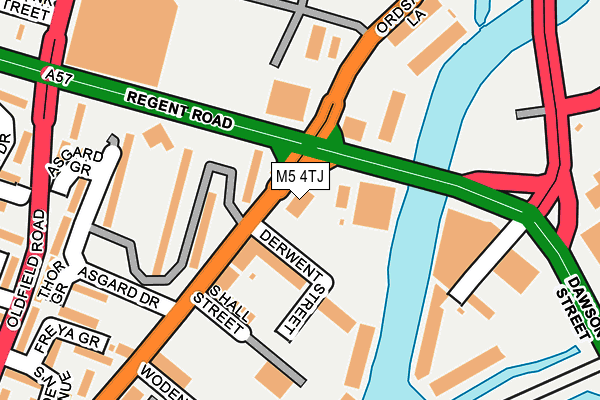 M5 4TJ map - OS OpenMap – Local (Ordnance Survey) M5 4TJ map - OS OpenMap – Local (Ordnance Survey)
