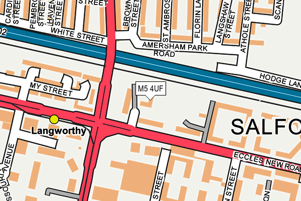 M5 4UF map - OS OpenMap – Local (Ordnance Survey) M5 4UF map - OS OpenMap – Local (Ordnance Survey)