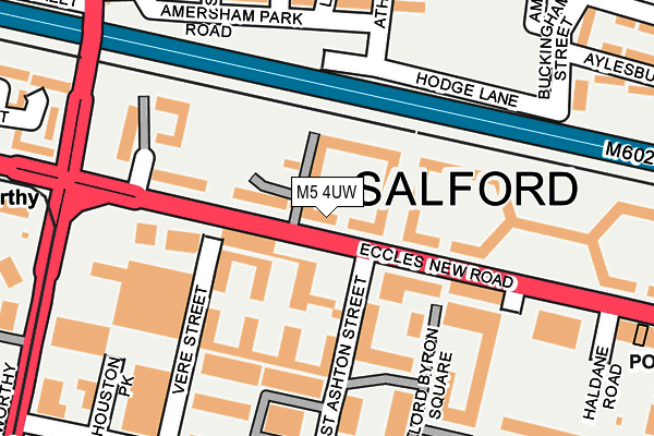 M5 4UW map - OS OpenMap – Local (Ordnance Survey) M5 4UW map - OS OpenMap – Local (Ordnance Survey)