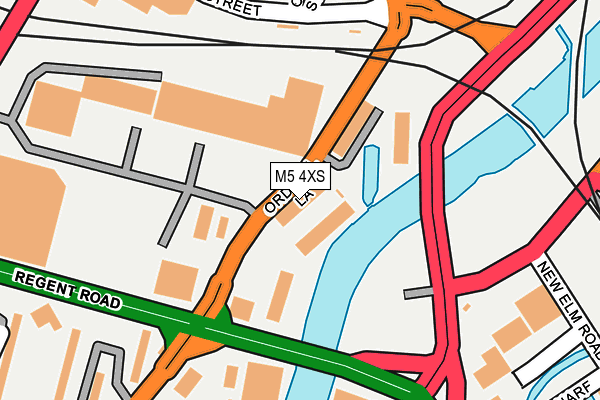M5 4XS map - OS OpenMap – Local (Ordnance Survey) M5 4XS map - OS OpenMap – Local (Ordnance Survey)