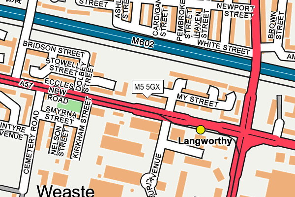 M5 5GX map - OS OpenMap – Local (Ordnance Survey) M5 5GX map - OS OpenMap – Local (Ordnance Survey)