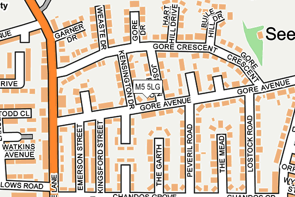 M5 5LG map - OS OpenMap – Local (Ordnance Survey) M5 5LG map - OS OpenMap – Local (Ordnance Survey)
