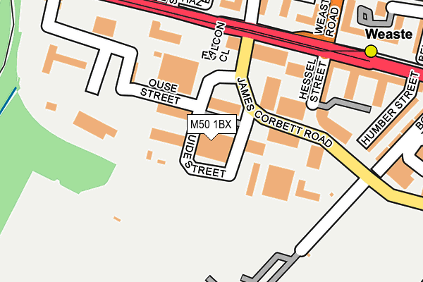 M50 1BX map - OS OpenMap – Local (Ordnance Survey) M50 1BX map - OS OpenMap – Local (Ordnance Survey)