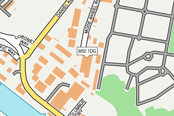 M50 1DG map - OS OpenMap – Local (Ordnance Survey) M50 1DG map - OS OpenMap – Local (Ordnance Survey)