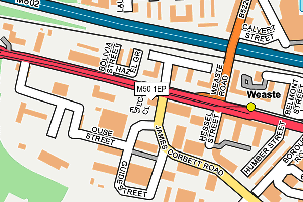 M50 1EP map - OS OpenMap – Local (Ordnance Survey) M50 1EP map - OS OpenMap – Local (Ordnance Survey)