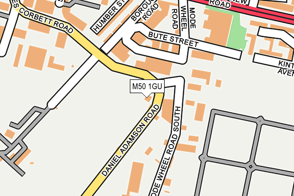 M50 1GU map - OS OpenMap – Local (Ordnance Survey) M50 1GU map - OS OpenMap – Local (Ordnance Survey)