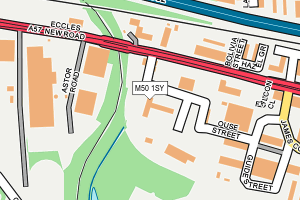 M50 1SY map - OS OpenMap – Local (Ordnance Survey) M50 1SY map - OS OpenMap – Local (Ordnance Survey)