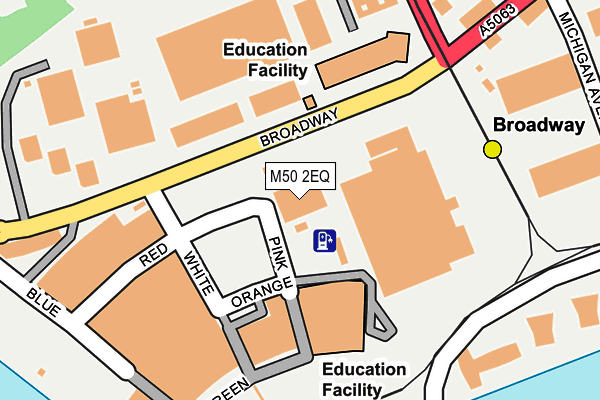 M50 2EQ map - OS OpenMap – Local (Ordnance Survey) M50 2EQ map - OS OpenMap – Local (Ordnance Survey)