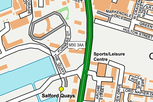 M50 3AA map - OS OpenMap – Local (Ordnance Survey) M50 3AA map - OS OpenMap – Local (Ordnance Survey)