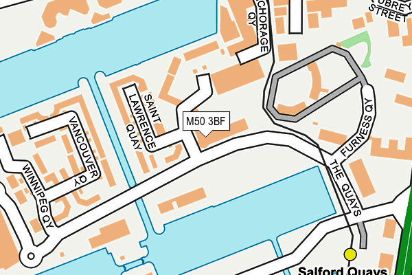 M50 3BF map - OS OpenMap – Local (Ordnance Survey) M50 3BF map - OS OpenMap – Local (Ordnance Survey)