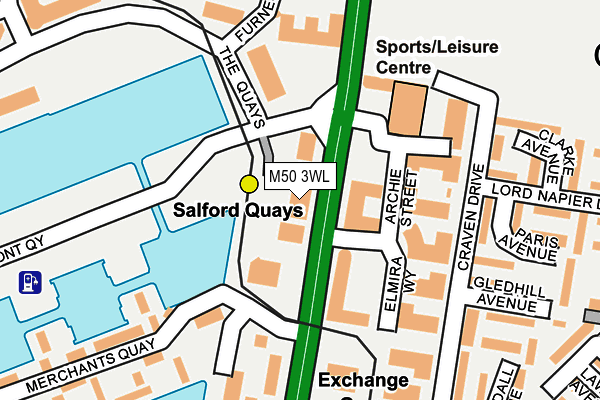 M50 3WL map - OS OpenMap – Local (Ordnance Survey) M50 3WL map - OS OpenMap – Local (Ordnance Survey)
