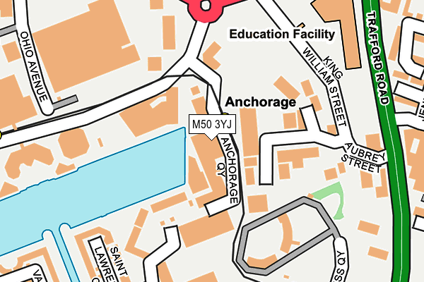 M50 3YJ map - OS OpenMap – Local (Ordnance Survey) M50 3YJ map - OS OpenMap – Local (Ordnance Survey)