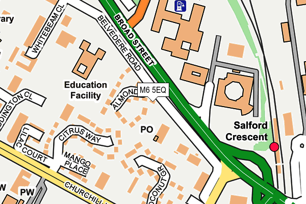 M6 5EQ map - OS OpenMap – Local (Ordnance Survey) M6 5EQ map - OS OpenMap – Local (Ordnance Survey)