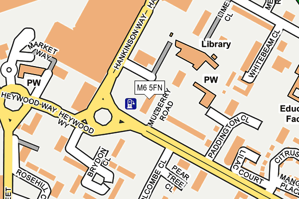 M6 5FN map - OS OpenMap – Local (Ordnance Survey) M6 5FN map - OS OpenMap – Local (Ordnance Survey)